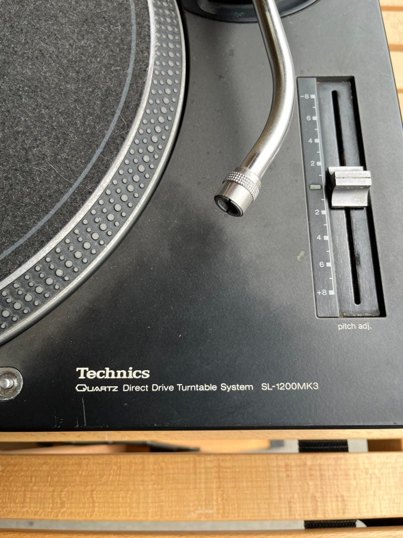 Technics ターンテーブル 2台とDJミキサーセット　テクニクス
