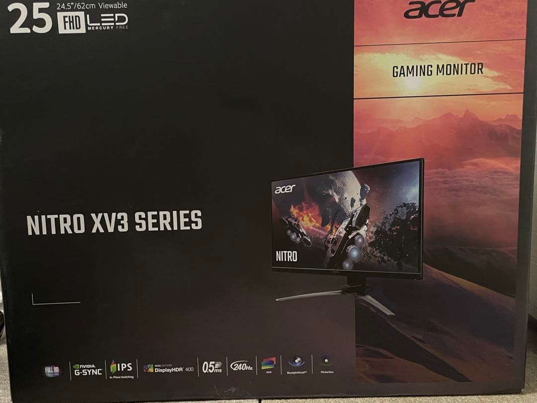 Acer ゲーミングモニター Nitro VG252QXbmiipx