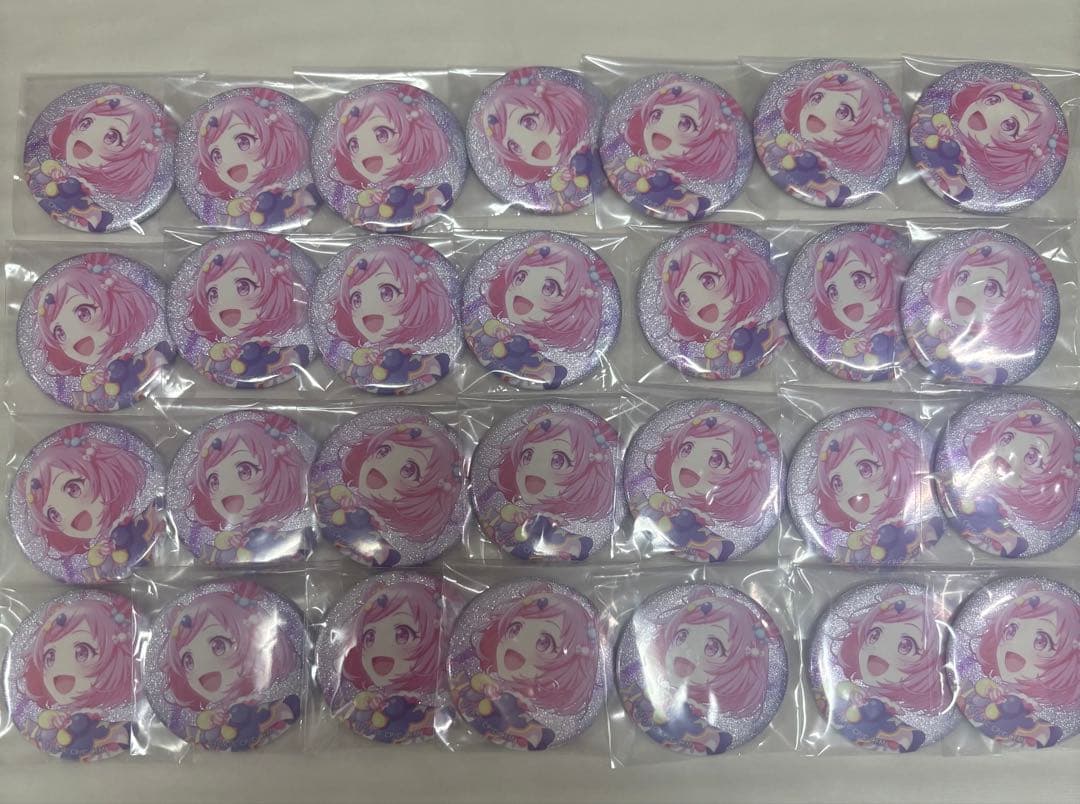 プロセカ グリッター缶バッジ 4B スマドリ 鳳えむ