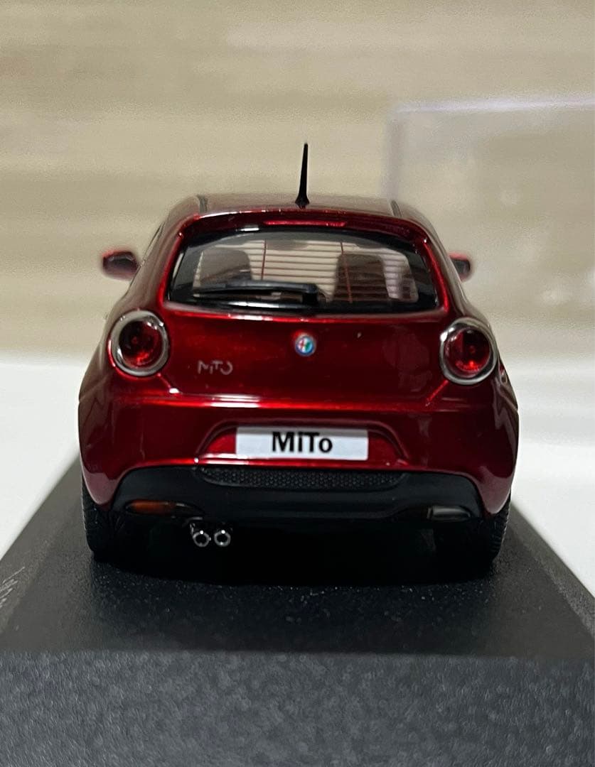 ミニチャンプス 1/43 アルファロメオ ミト 2009 レッド・メタリック