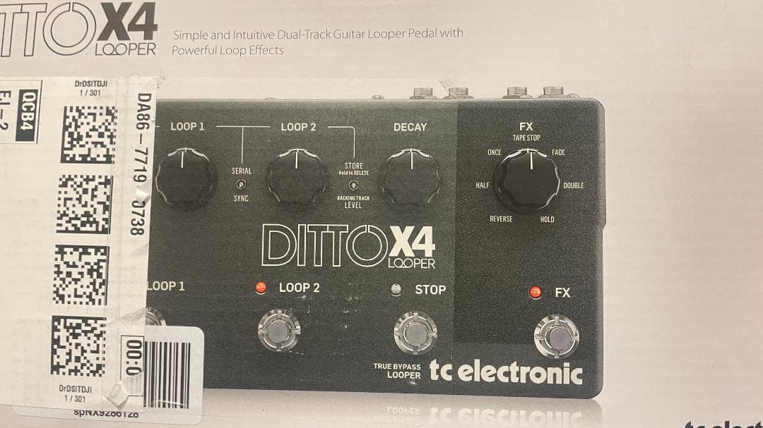 TC electronic DITTO Looper X4 ルーパー