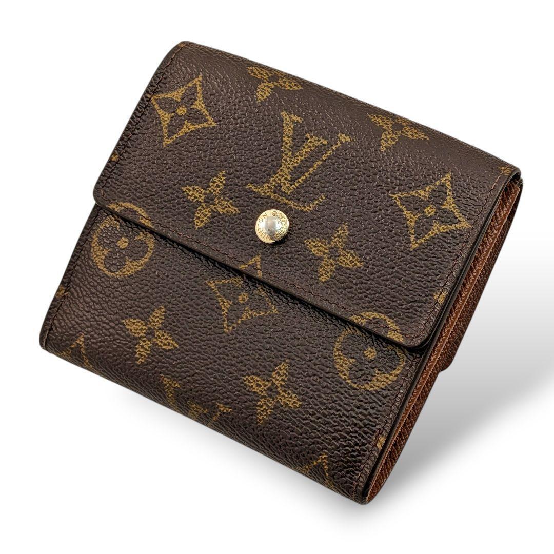 良品 ルイヴィトン モノグラム ポルトフォイユ エリーズ 964