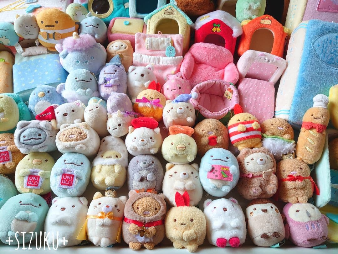 【豪華85点】すみっコぐらし ハウス おきがえ てのり等 ぬいぐるみ まとめ売り