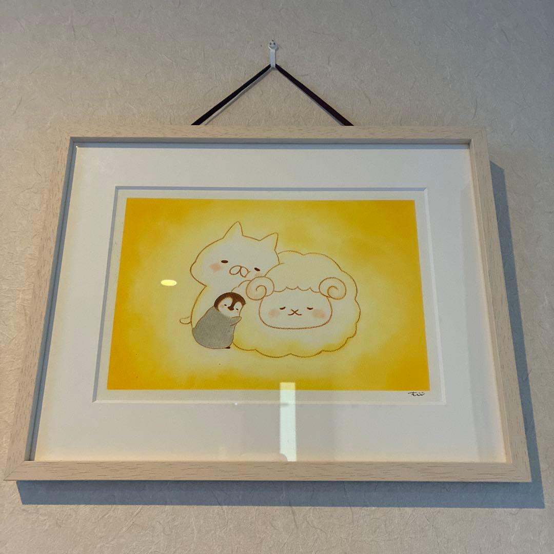 ねこぺん日和　複製原画　もじじさんサイン入り