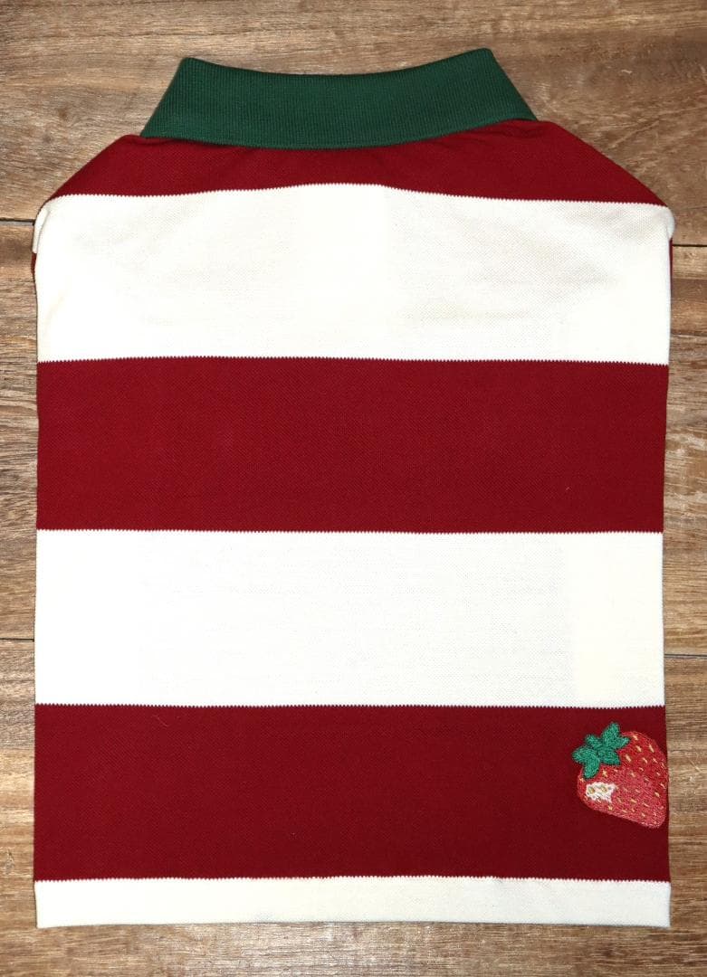 新品 GUCCI ペットコレクション ビッグストライプシャツ (XXSサイズ)Ⓗ