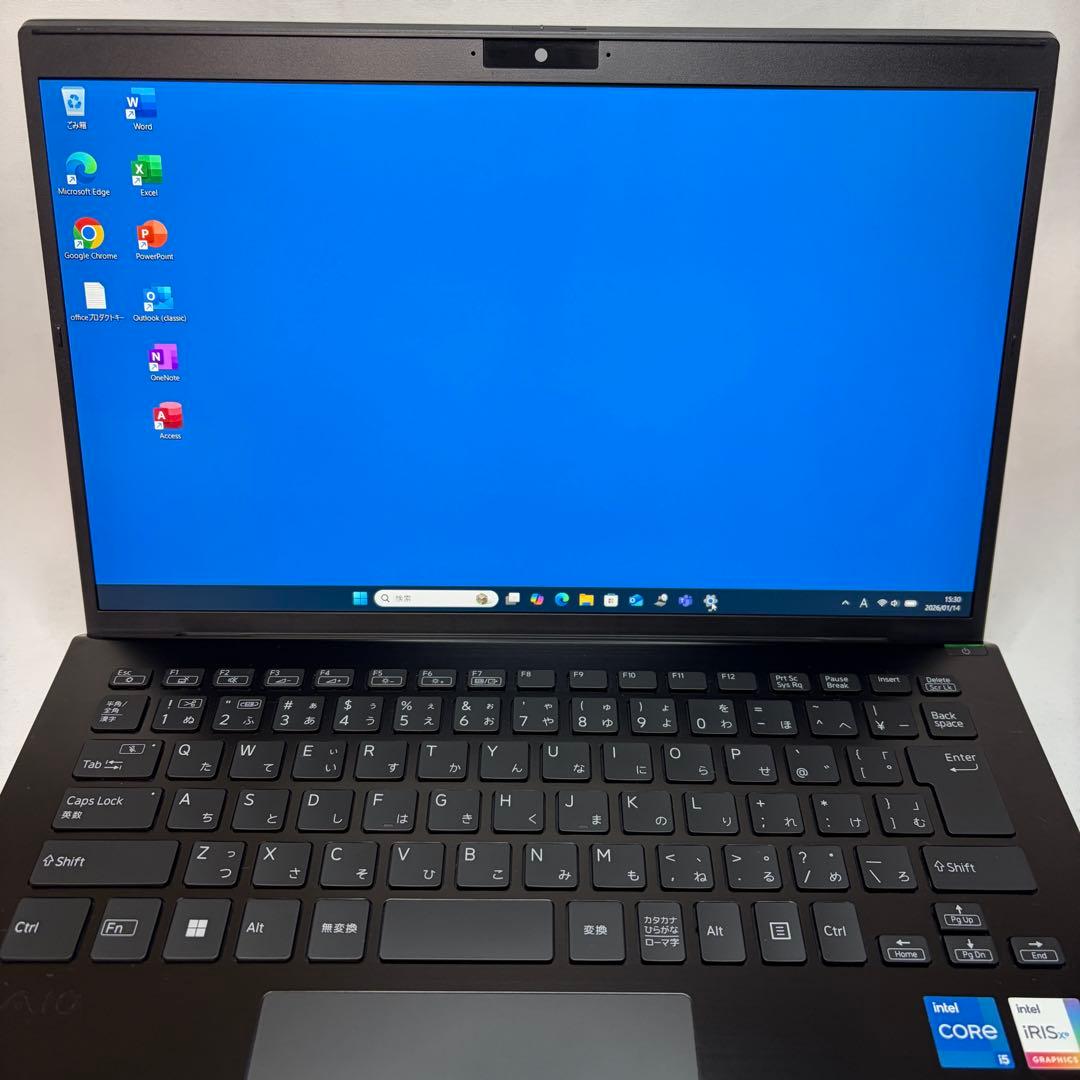 美品 VAIO Pro PK VJPK22 第12世代 i5 16GB フルHD