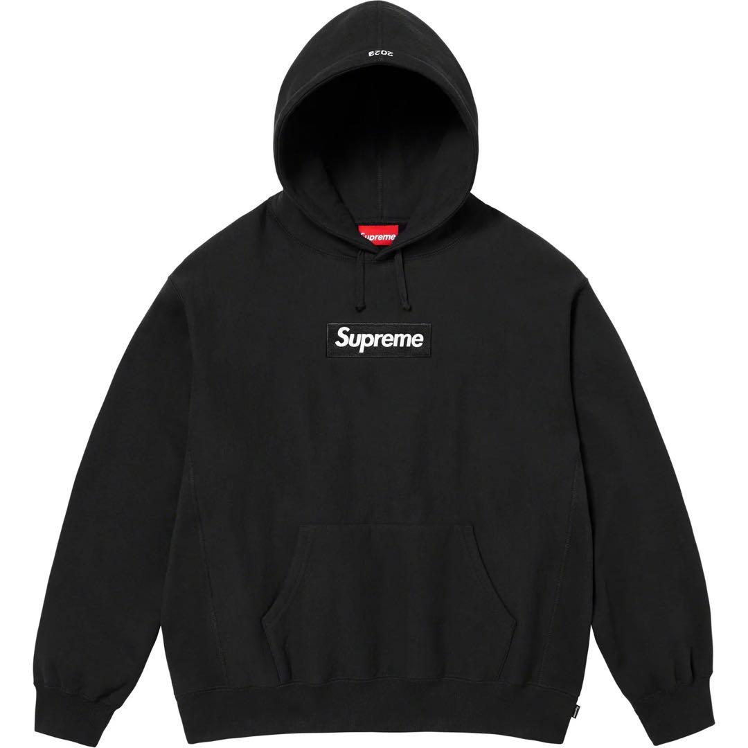 supreme ボックスロゴフーディ Sサイズ ブラック
