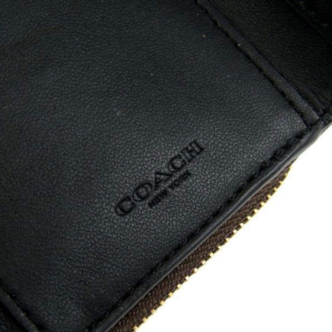 ヌルホリラ様 新品級✨ COACH コーチ シグネチャー柄 三つ折り財布