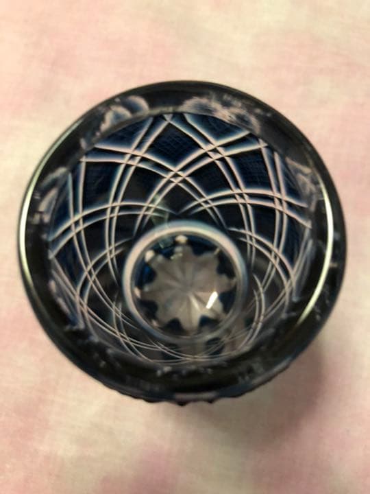 薩摩切子＊ぐい呑み　おちょこ　ロックグラス