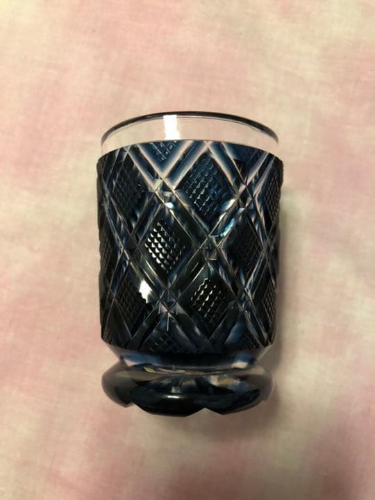 薩摩切子＊ぐい呑み　おちょこ　ロックグラス