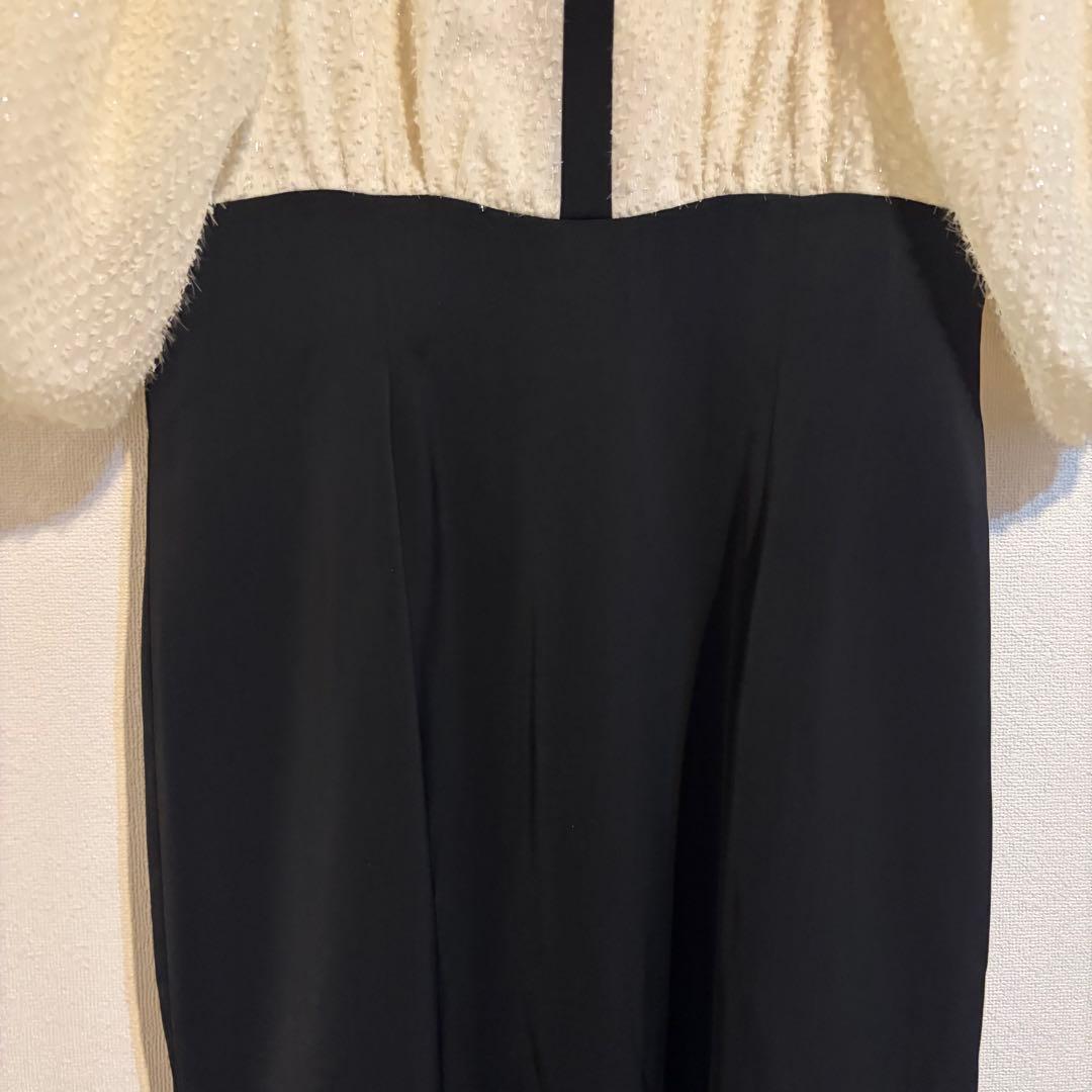 Audrey and John Wad ラメジャガード×サテンマーメイドドレス