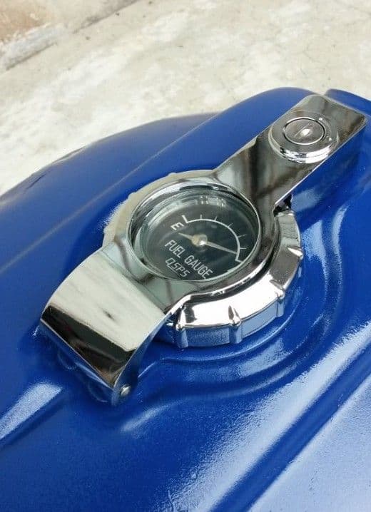 新品 CB400N CB750F CBX1000 ゲージ付 タンクキャップ 黒