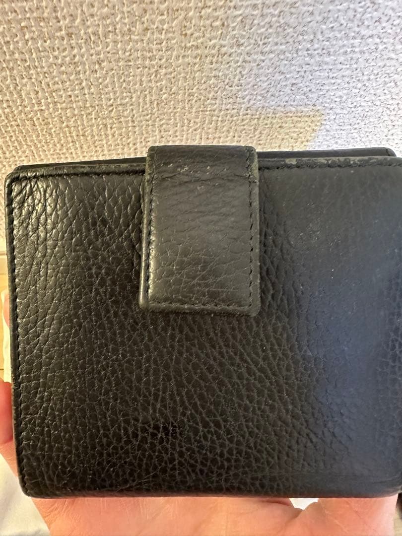 GUCCI マーモント 二つ折り財布 ブラック