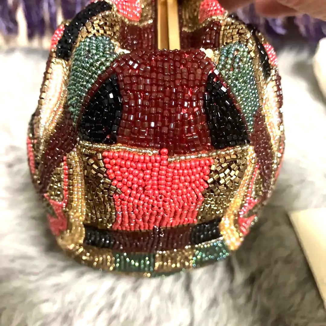 ｛皇室御用達ルミーはしもと｝ 高級ビーズバッグ