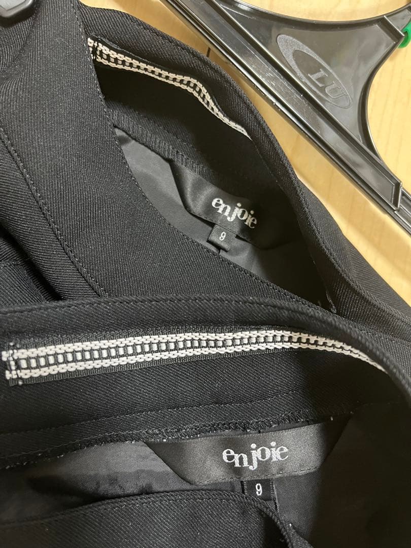 新品未使用品 アンジョア ラップキュロットスカート 9号 2枚