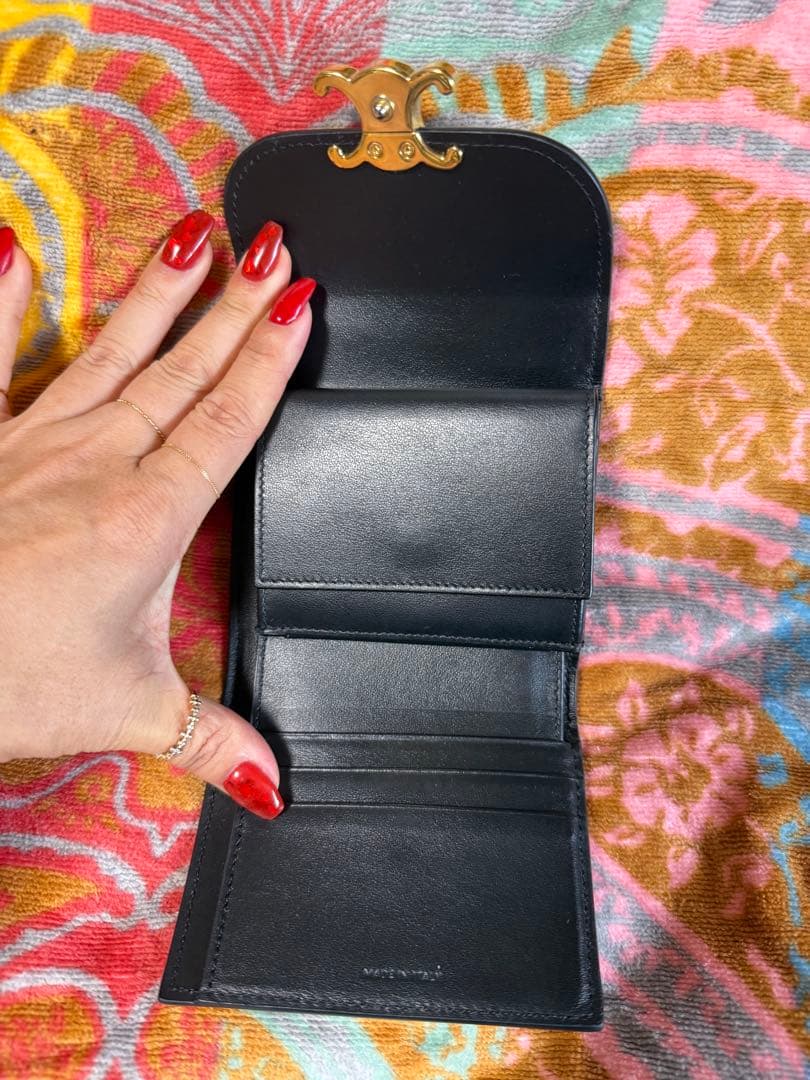 みCELINE フラップウォレット　トリオンフ