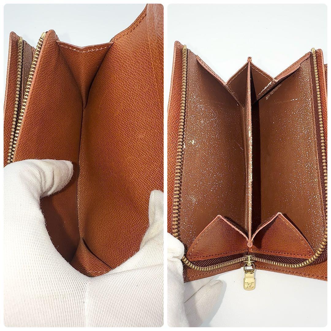 【訳あり】ルイヴィトン モノグラム ポルトモネ ビエ トレゾール L字ジップ