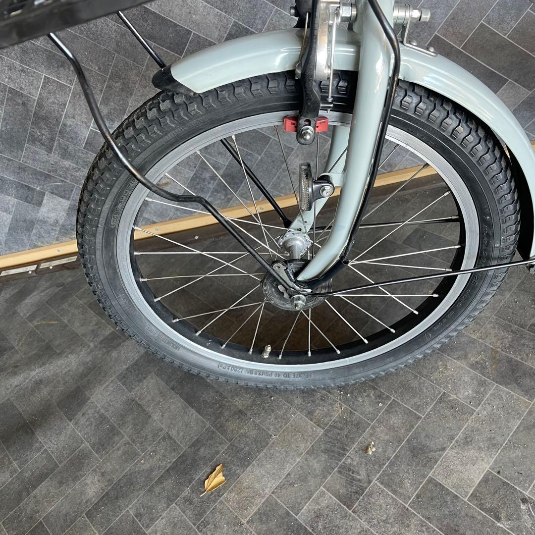 Bridgestone BiKeグレー 電動アシスト自転車 バスケット付き