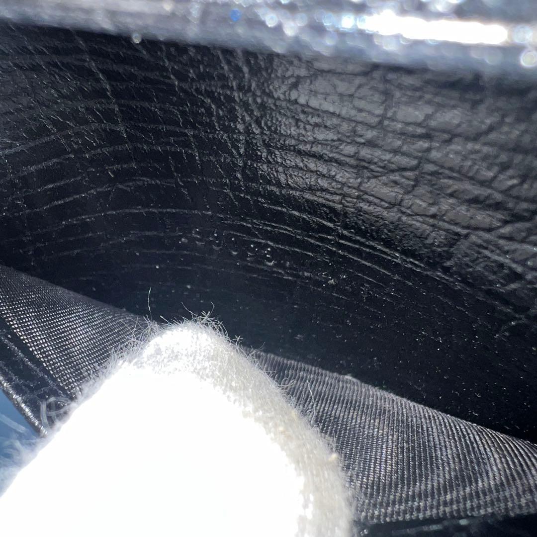 極美品 グッチ GGスプリーム PVC 6連 キーケース 138093 ブラック