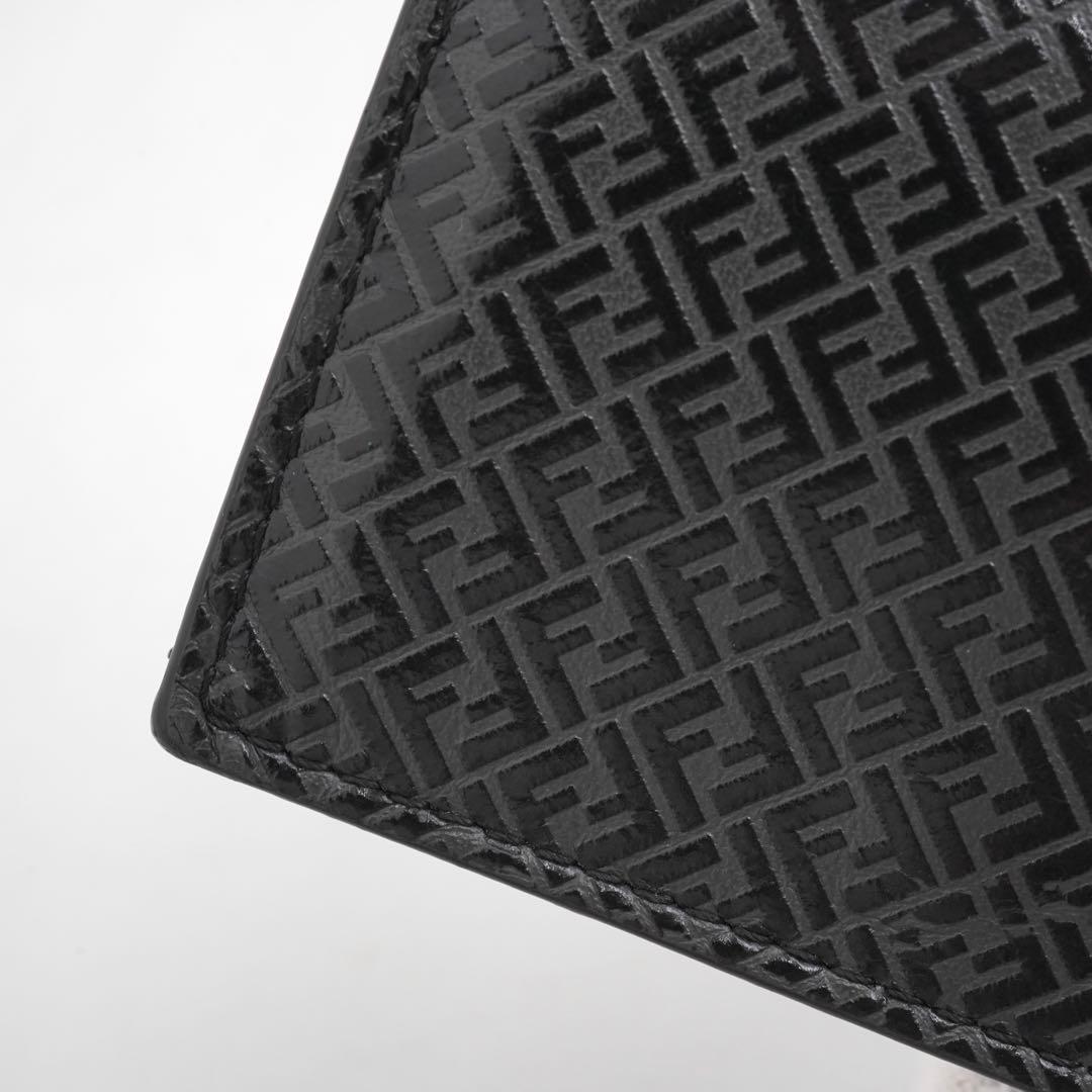 ✨未使用展示品✨　FENDI ミニ財布　ズッカ　ズッキーノ　FFロゴ　三つ折り