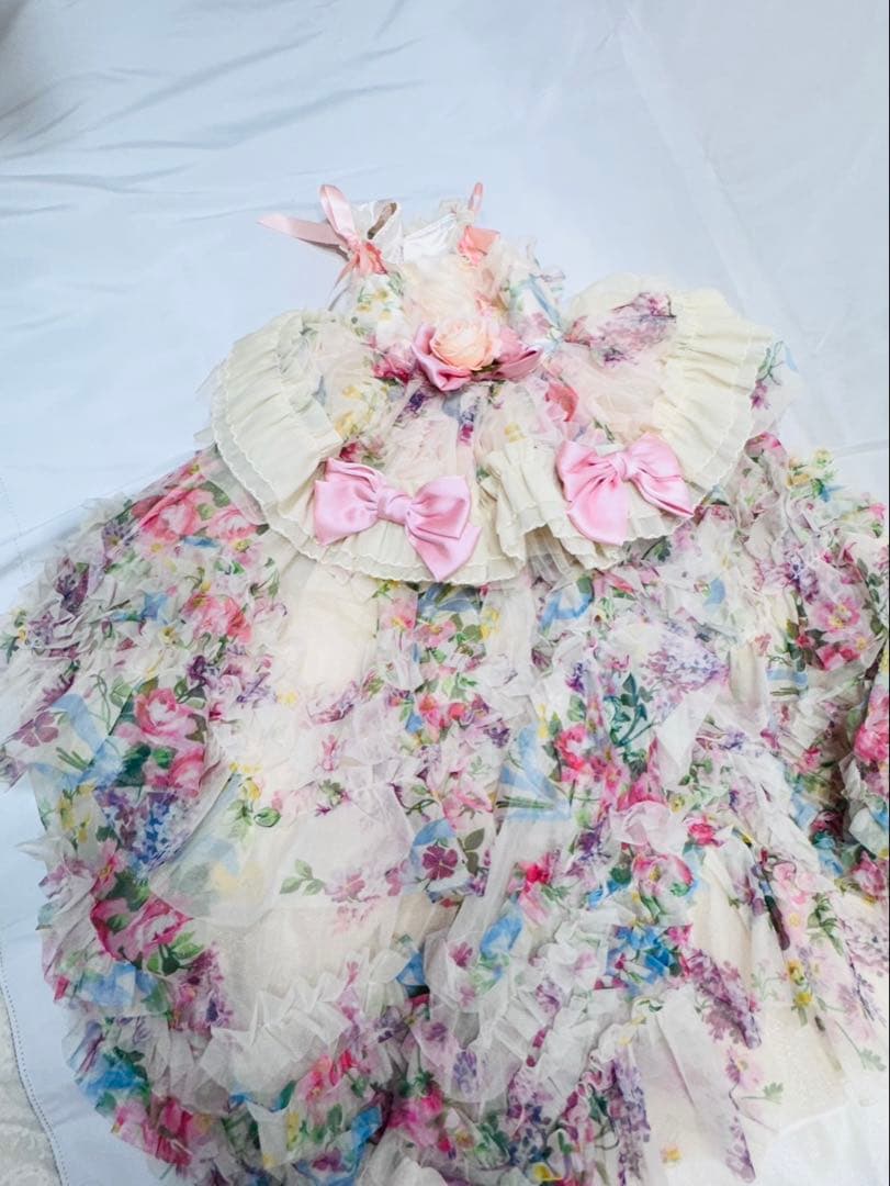 【新品未使用】犬服　２WAY ロングドレス　サイズM