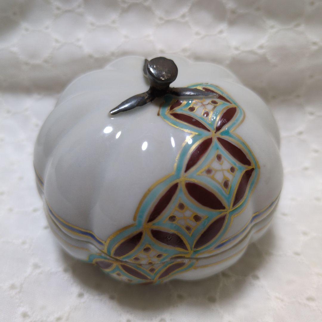 九谷　長左　香合