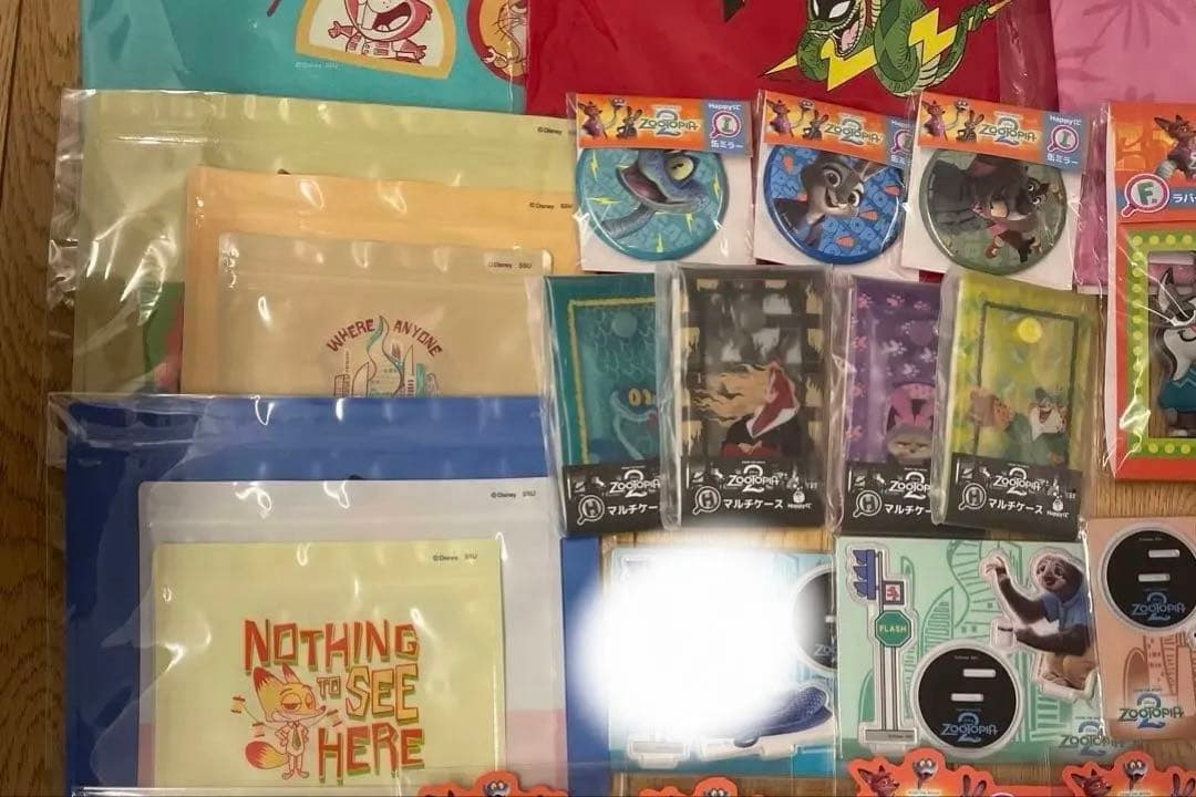ズートピア2　Happyくじ A賞 フィギュア D賞キャップ E賞トートバッグ