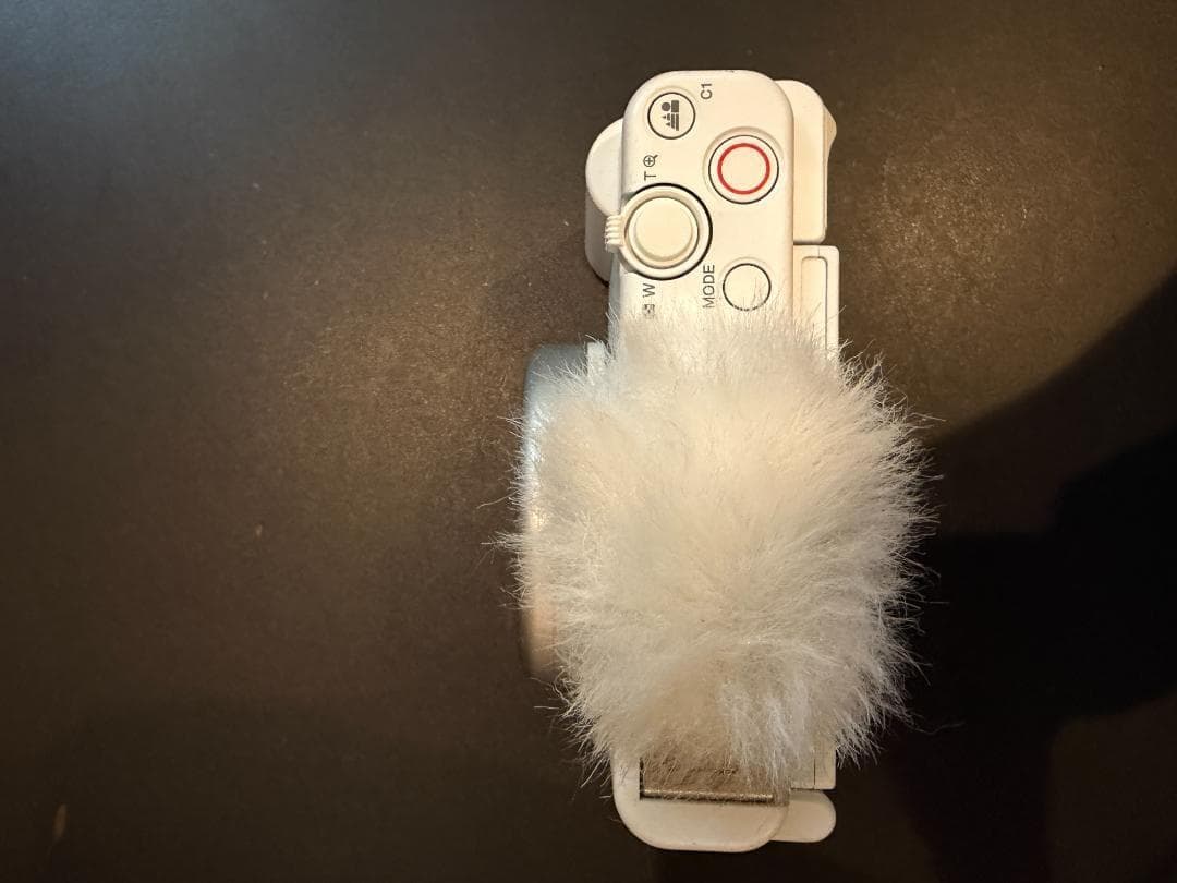 美品 SONY VLOGCAM ZV-1 ホワイト シューティンググリップ付き