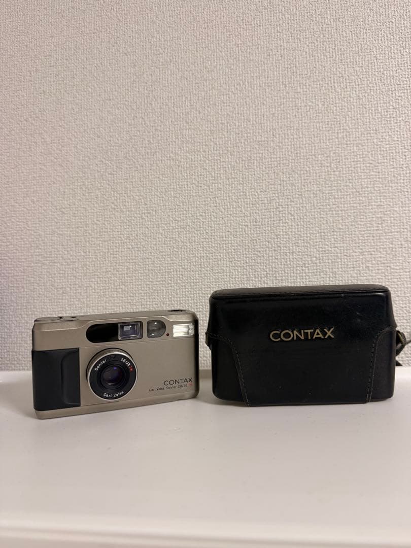 ［極美品］動作確認済み　CONTAX T2 コンパクトフィルムカメラ ケース付き