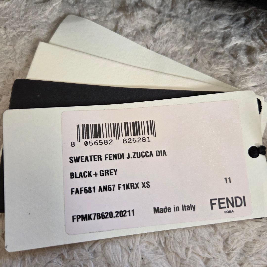 新品　フェンディ　ズッカ　パーカー　フーディ　ブラック　ユニセックス