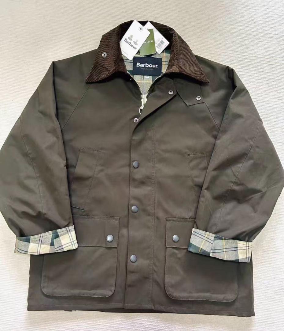 Barbour OS Bedale ワックスなし版 セージグリーン