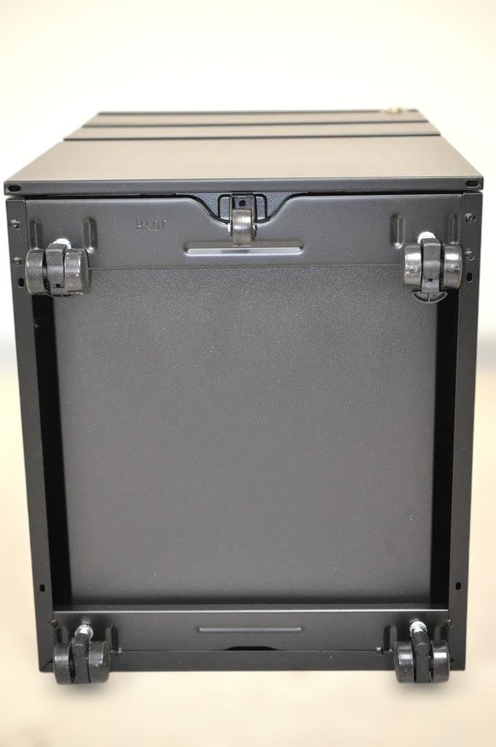 デスクワゴン 3段 シリンダー錠 鍵付き HK187⑤