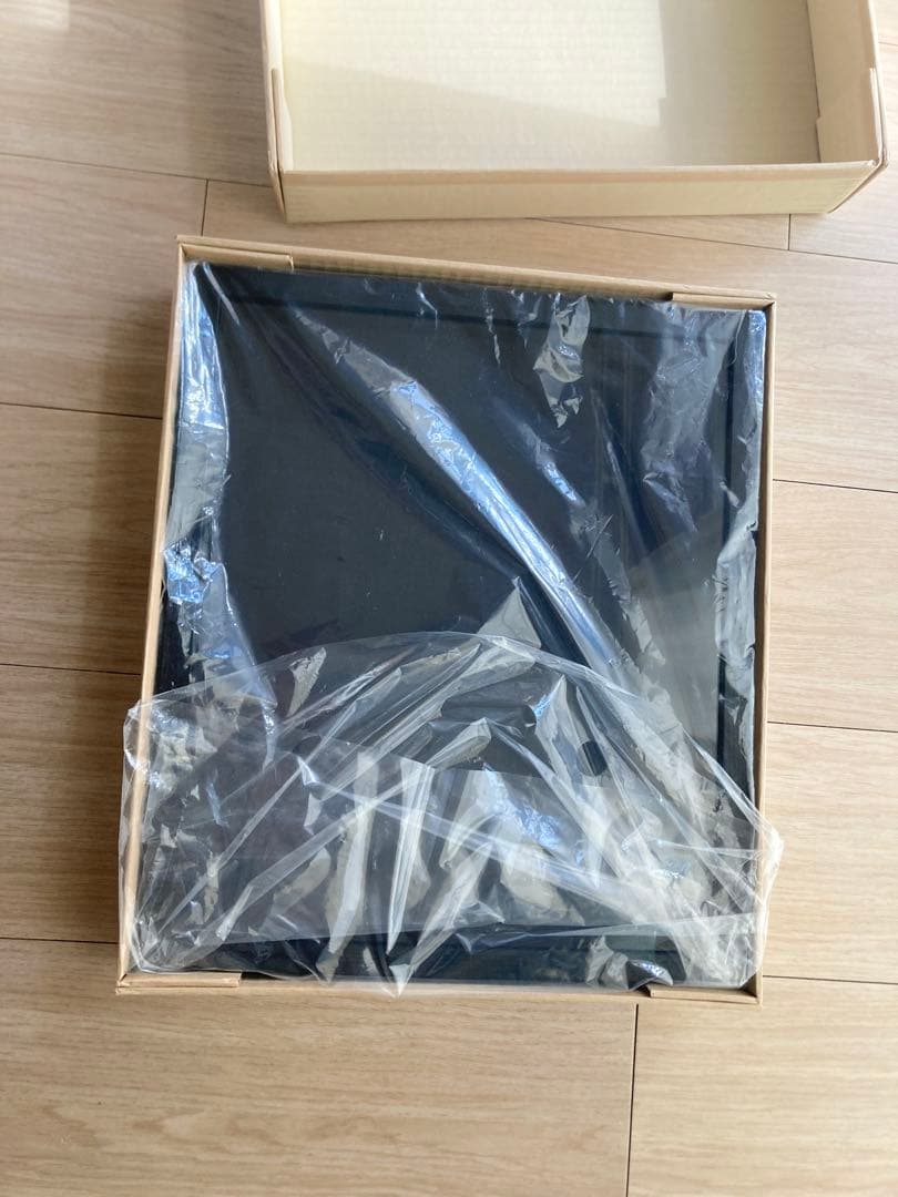 油彩額縁 F3号 [同志舎 細角箱15 黒] 2個セット