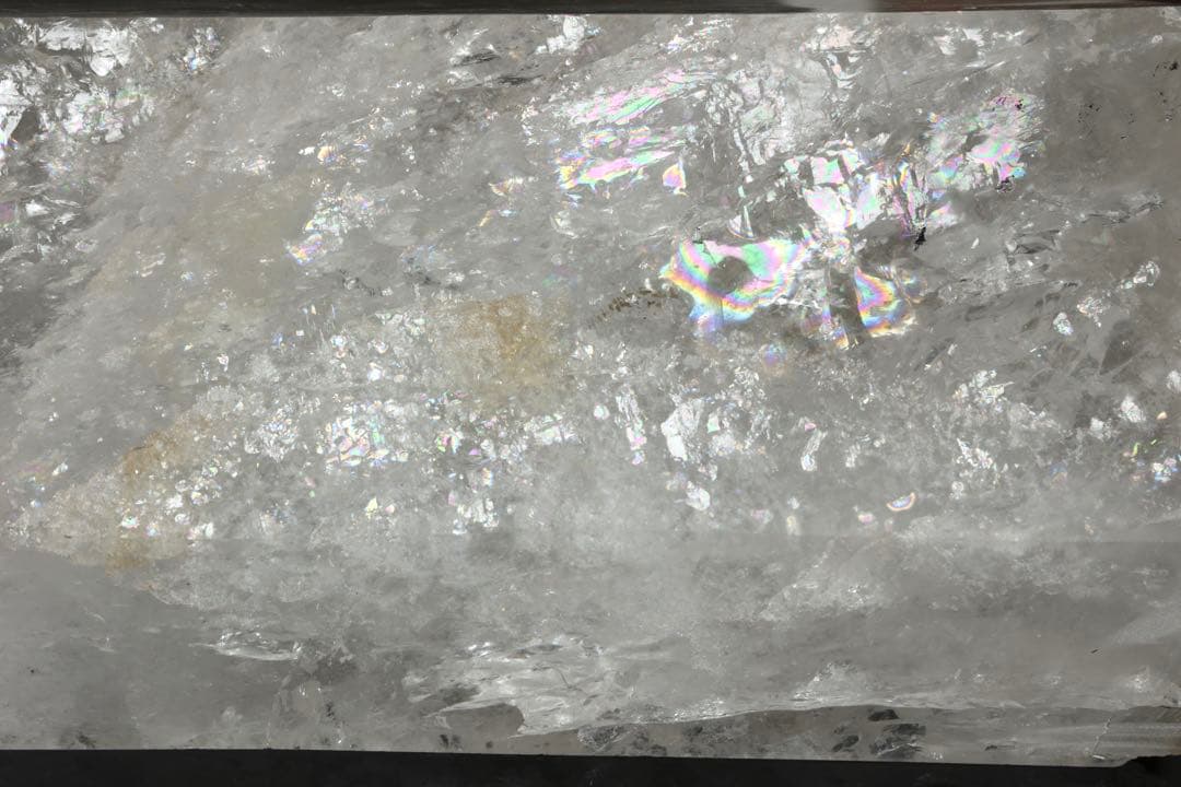 超特大95㎝ 虹入水晶ポイント 天然水晶 原石 天然石 六角水晶 パワーストーン