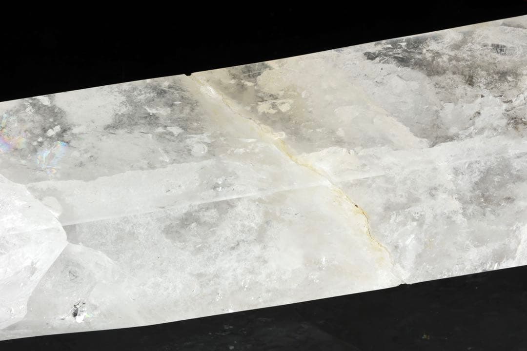 超特大95㎝ 虹入水晶ポイント 天然水晶 原石 天然石 六角水晶 パワーストーン