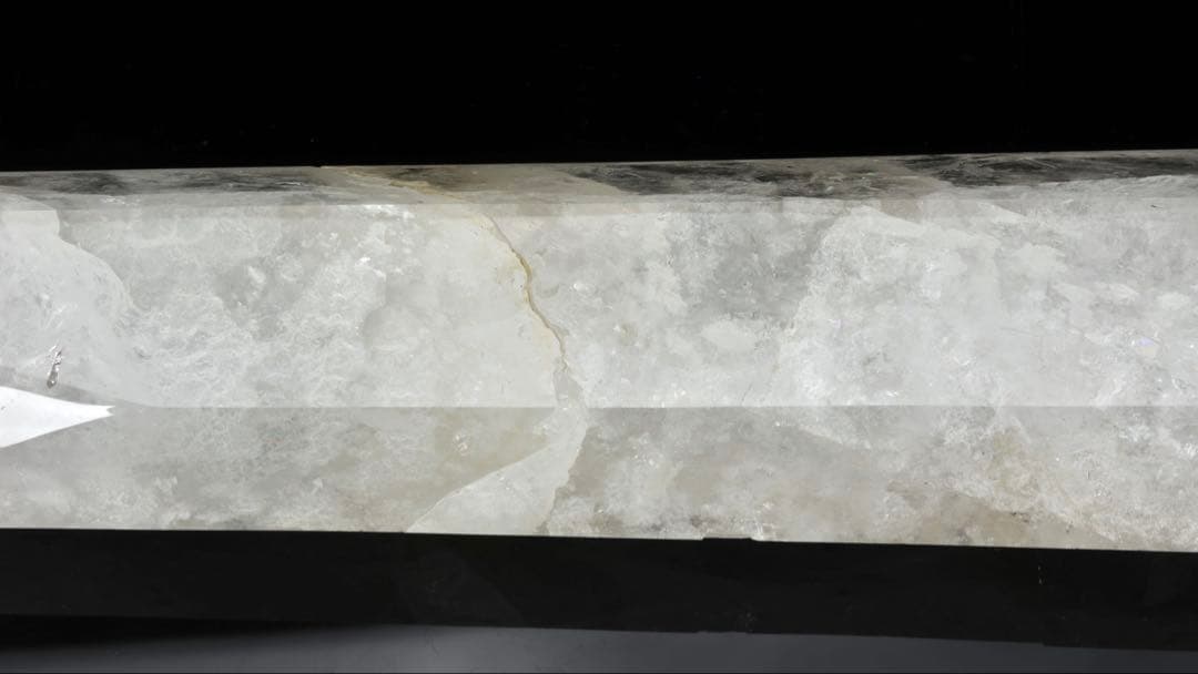 超特大95㎝ 虹入水晶ポイント 天然水晶 原石 天然石 六角水晶 パワーストーン