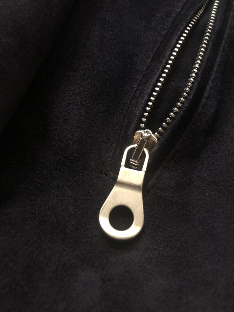 【美品】CINQUANTAチンクアンタスウェードライダースジャケット50ブラック