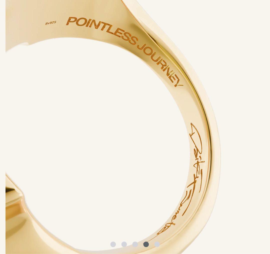 アクセサリー POINTLESS JOURNEY INITIAL RING GOLD S 20