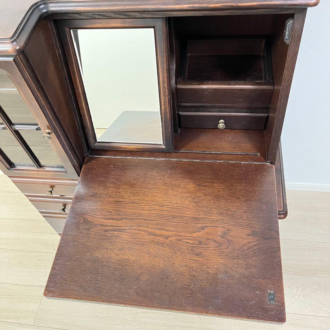 (つ14)ミラーデスク コンパクトドレッサー アトランタライティングビューロー