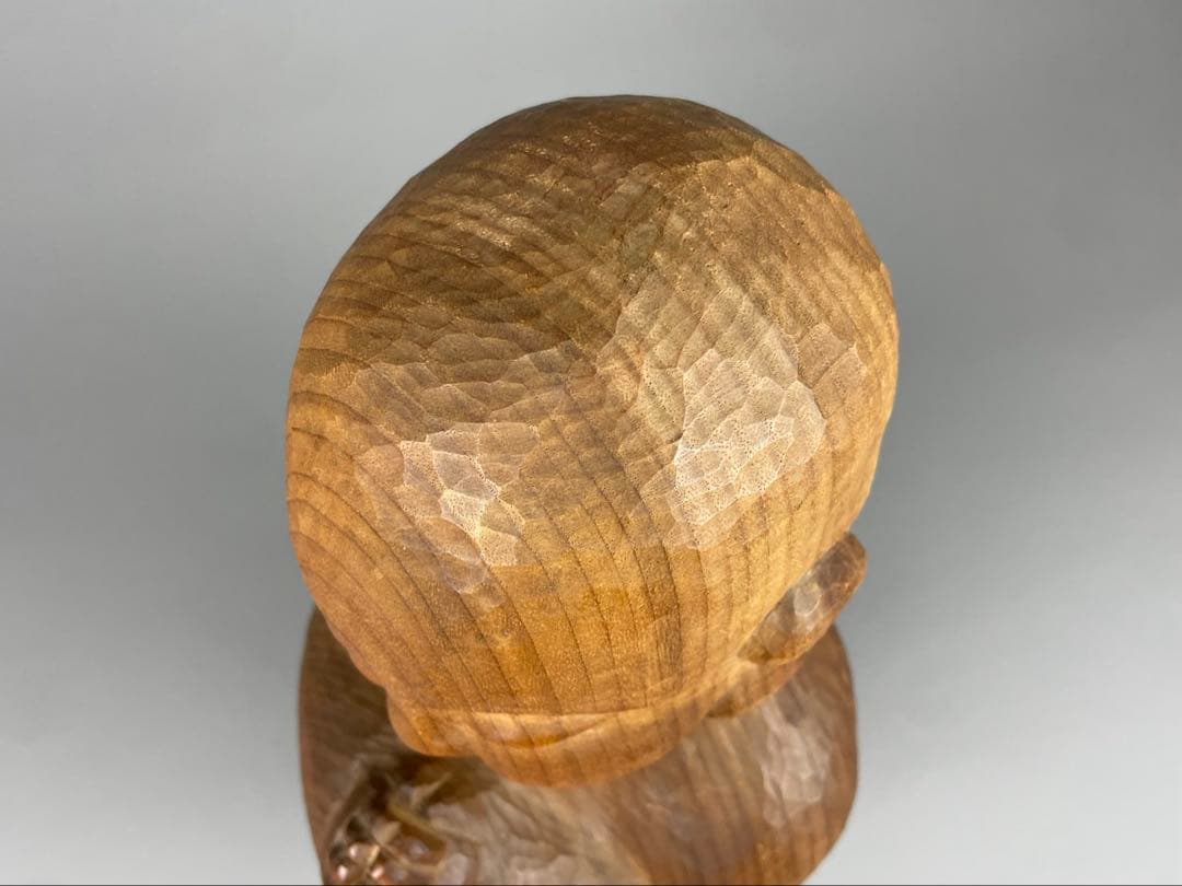 前島秀章 最上位希少作 太子 極上彫刻 置物 木彫り 仏像 資産家放出品 在銘