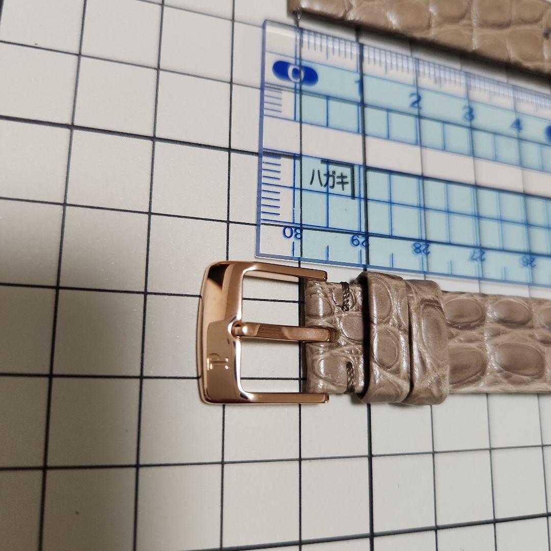 (新品未使用)ピアジェ ポセション 替えベルト グレージュクロコ 丸符