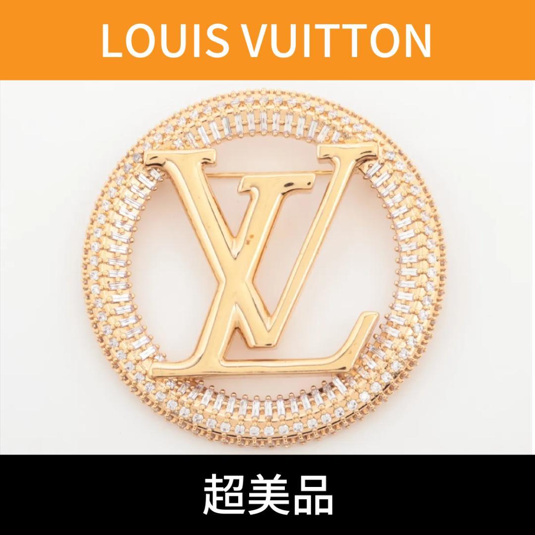 【超美品】LOUIS VITTON ブローチ スパークリングルイーズ