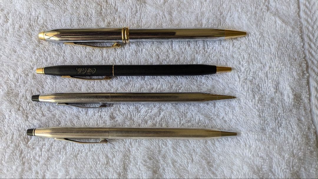 スターリング　シルバーも　クロス　ボールペン