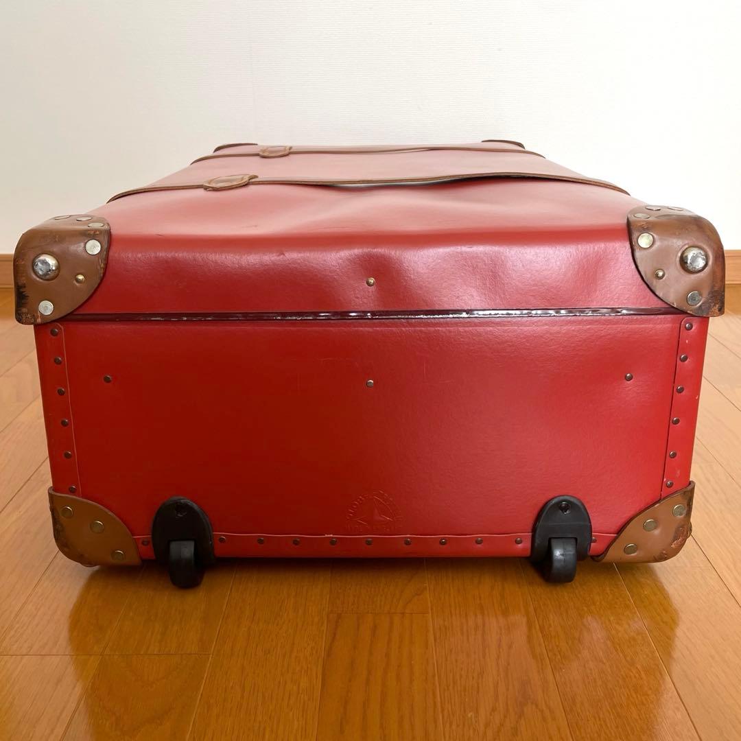 グローブトロッター 英国製 赤 大型 ヴィンテージ キャリーケース