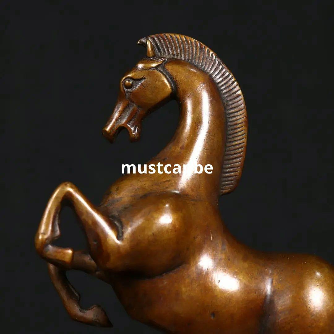 銅製 十二支馬 奔馬 家リビング 玄関 書斎 事務室 装飾品 工芸品 置物