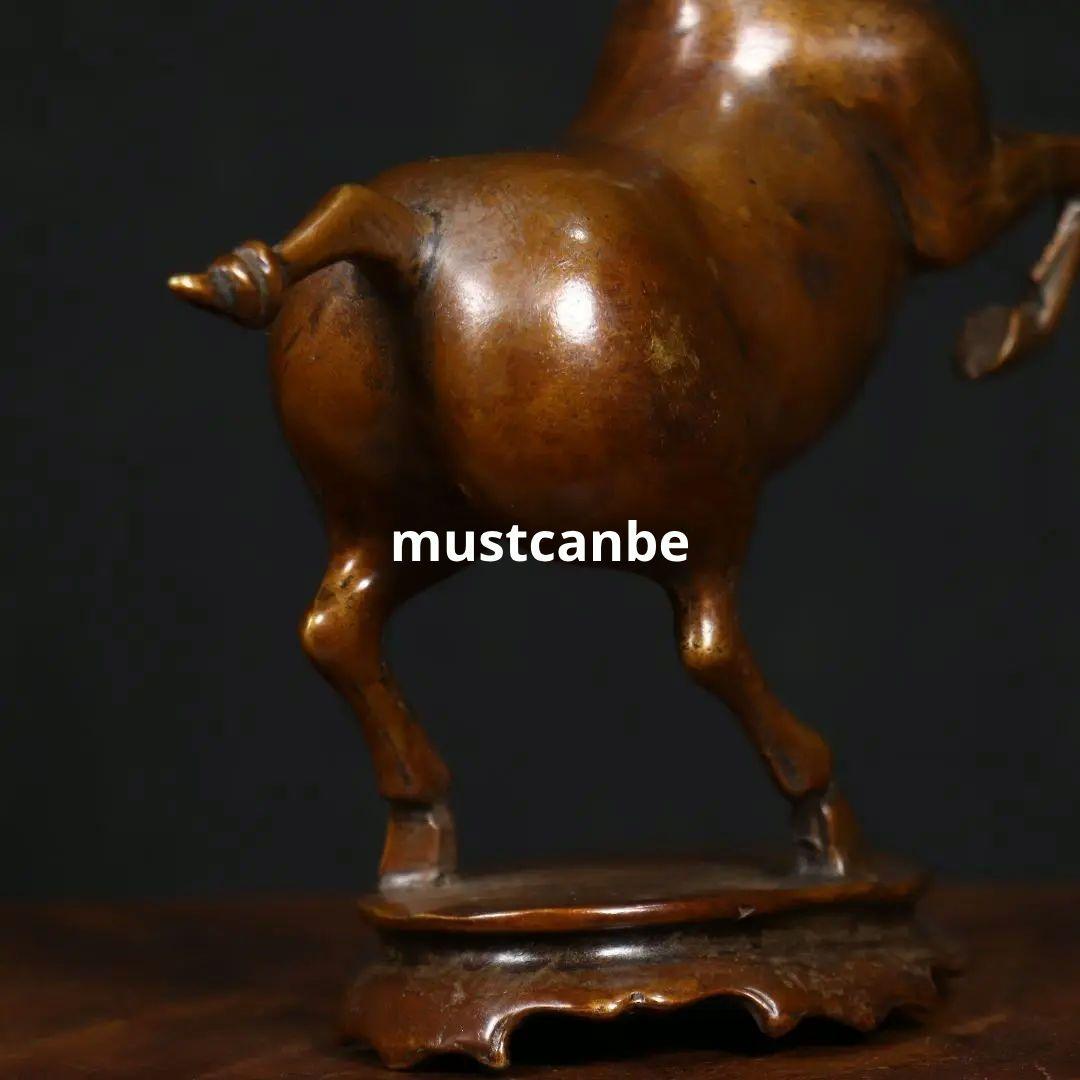 銅製 十二支馬 奔馬 家リビング 玄関 書斎 事務室 装飾品 工芸品 置物