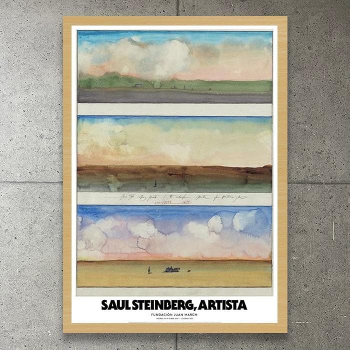 額装品/Tres paisajesスタインバーグ/アート/ポスター/インテリア