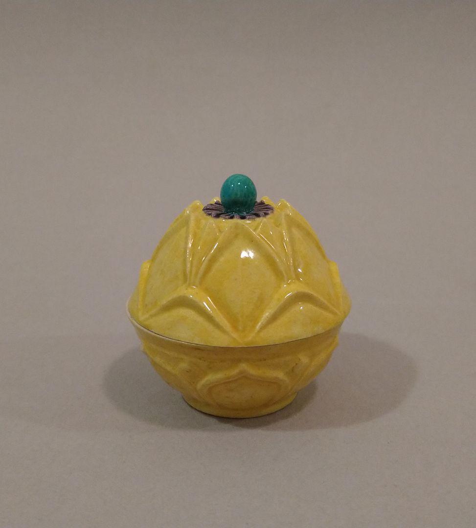 大日本茶道学会田中仙翁箱書　蕗の薹香合　川瀬順一造