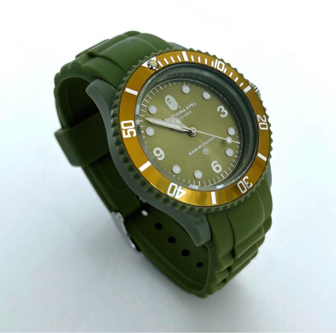 FROMJAPAN様売約済　A BATHING APE 時計 ラバーバンド