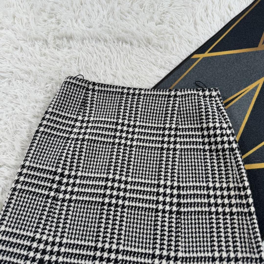 クリスチャンディオール スカート サイドジップ XL ウール 羊革 2018年